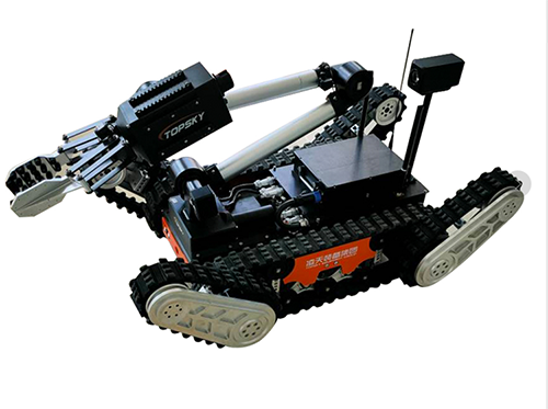 中型排爆機器人（重量120kg,夾持力55kg，前后雙擺臂）【第7代】