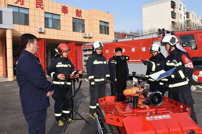 “新戰友”入列，使命必達， 北京凌天智能助力東營油田消防隊