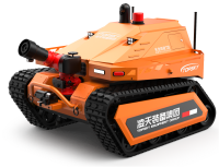 消防滅火機器人 （第1代，油動液壓、120國產消防水炮）