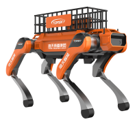 輔助運輸四足機(jī)器狗（40kg超級大狗，第6代，高強(qiáng)度載物框+伴隨功能+自探索式導(dǎo)航系統(tǒng)+自組網(wǎng)+云管理平臺）